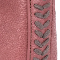 Braided Boho Crossbody - Berry