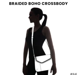 Braided Boho Crossbody - Berry