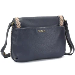 Braided Boho Crossbody - Navy