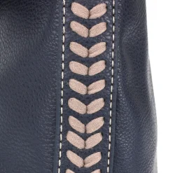 Braided Boho Crossbody - Navy