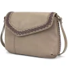 Braided Boho Crossbody - Warm Gray