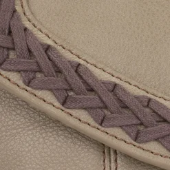 Braided Boho Crossbody - Warm Gray