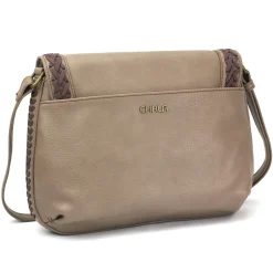 Braided Boho Crossbody - Warm Gray