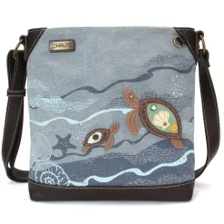 Canvas Crossbody - Turtles