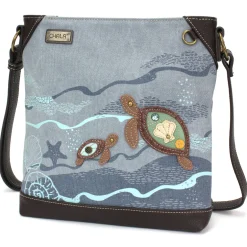 Canvas Crossbody - Turtles