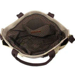 Canvas Print Pocket Tote - Bird