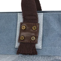 Canvas Print Pocket Tote - Turtles
