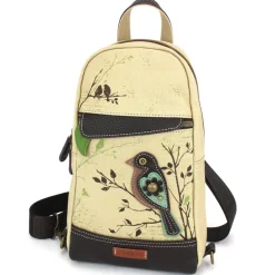 Canvas Sling Bag - Bird
