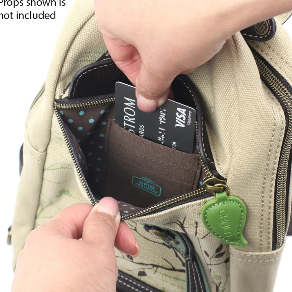 Canvas Sling Bag - Bird