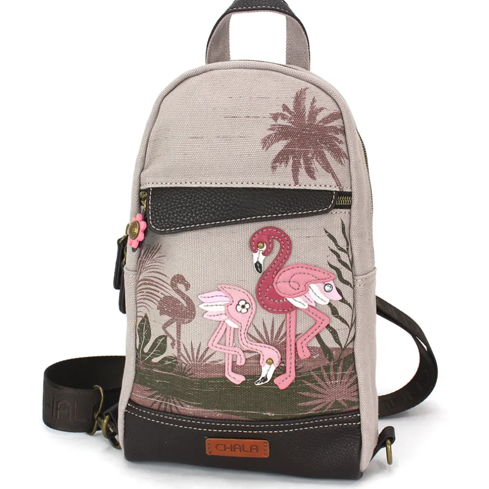 Canvas Sling Bag - Flamingo Group