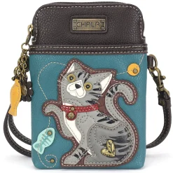 Cellphone Xbody - Gray Tabby Cat