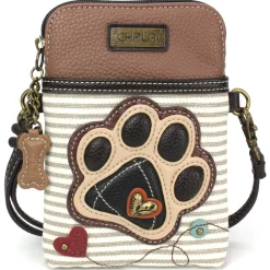 Cellphone Xbody - Ivory Paw Print