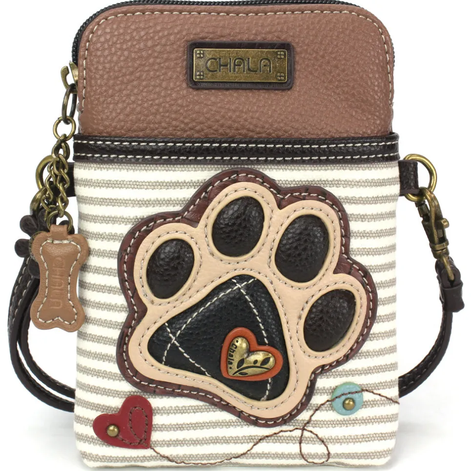 Cellphone Xbody - Ivory Paw Print