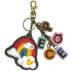Charming Chams Keychain - Rainbow+PEACE