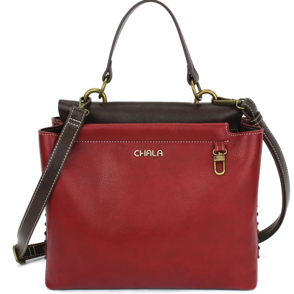 Charming Satchel - Burgundy