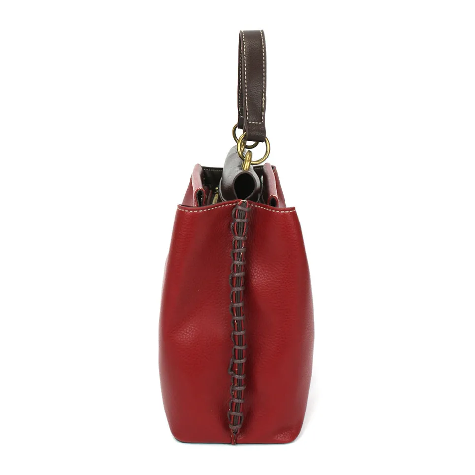 Charming Satchel - Burgundy