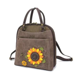 Convertible Backpack Purse - Sunflower