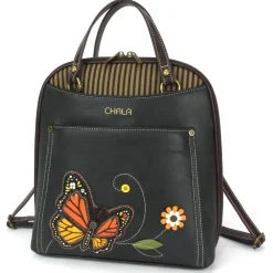 Convertible Backpack Purse - Monarch Butterfly