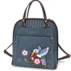 Convertible Backpack Purse - Hummingbird A