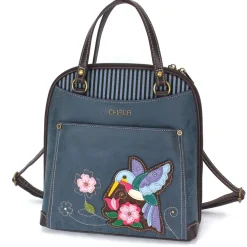 Convertible Backpack Purse - Hummingbird A