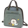 Convertible Backpack Purse - Sand Dollar