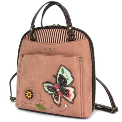 Convertible Backpack Purse - Butterfly
