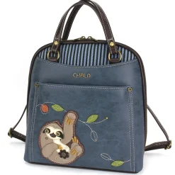 Convertible Backpack Purse - Sloth