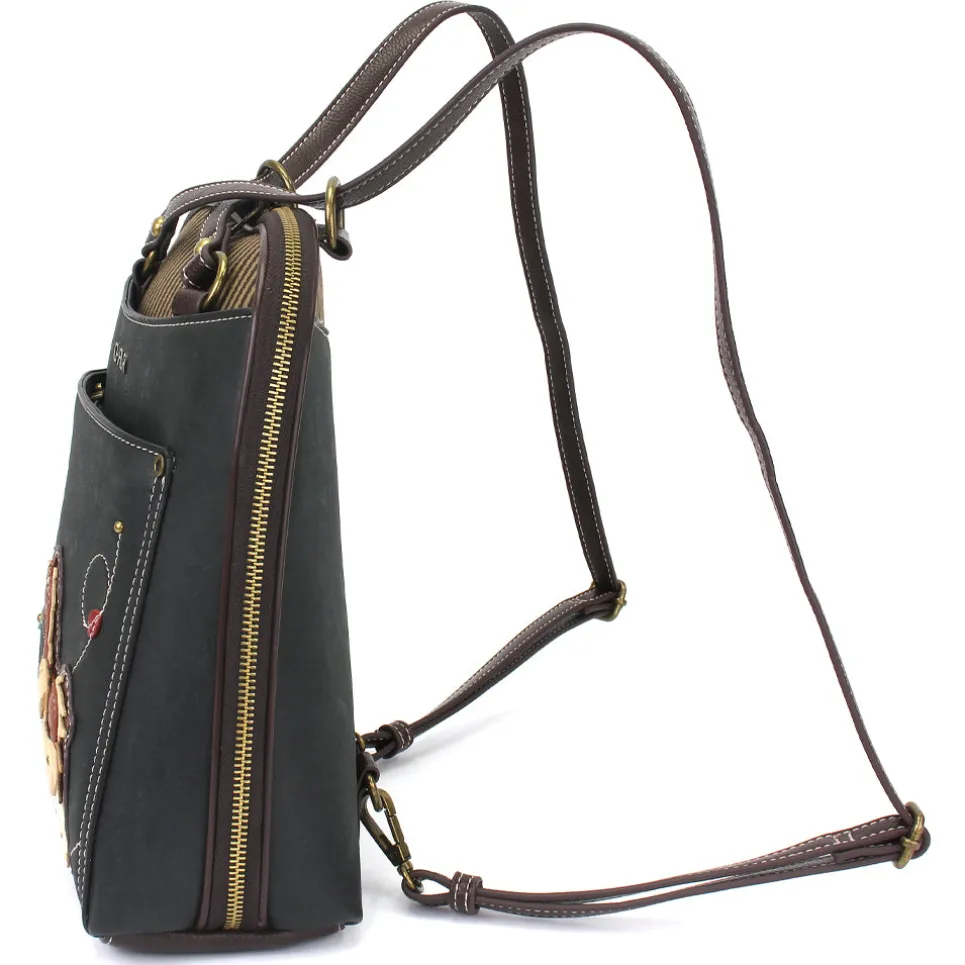 Convertible Backpack Purse - Horse Family