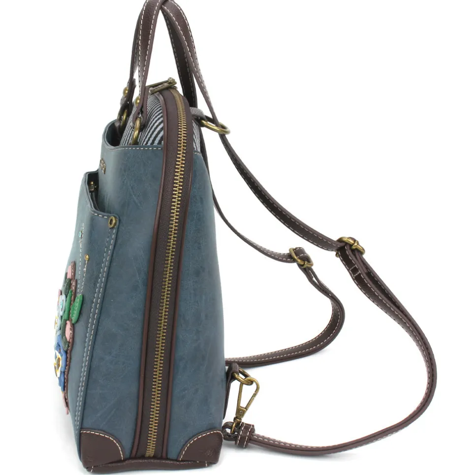 Convertible Backpack Purse - Forget Me Not