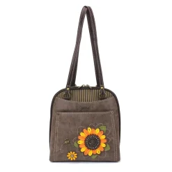 Convertible Backpack Purse - Sunflower