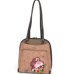Convertible Backpack Purse - Flamingo Group
