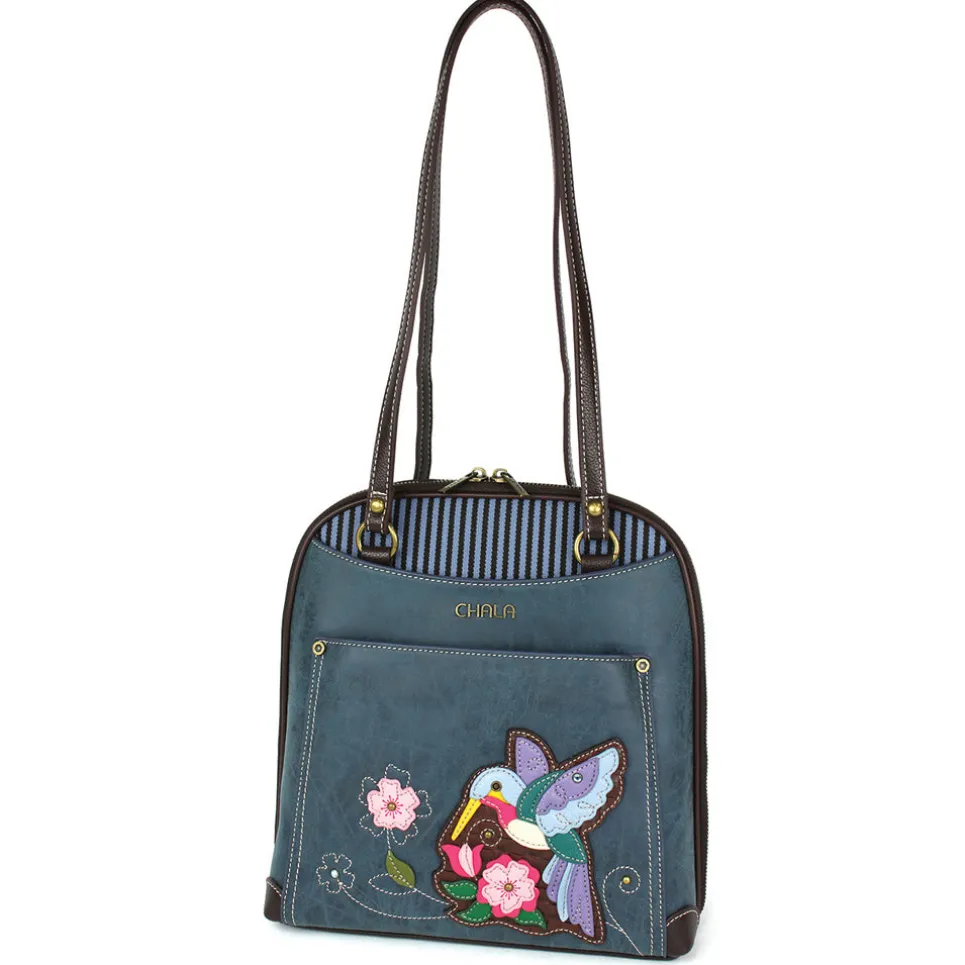 Convertible Backpack Purse - Hummingbird A