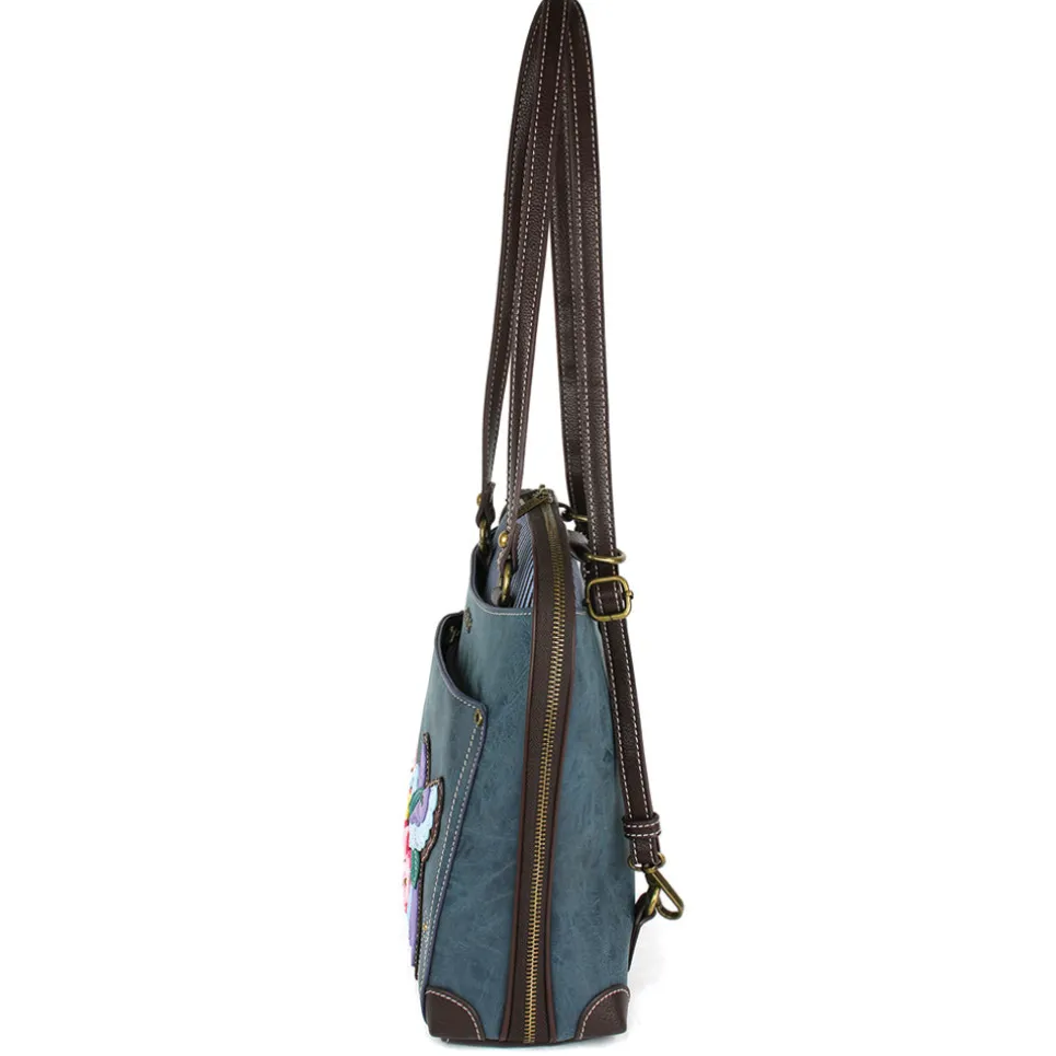 Convertible Backpack Purse - Hummingbird A