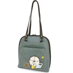 Convertible Backpack Purse - Sand Dollar