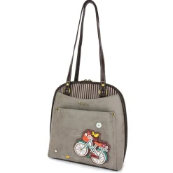 Convertible Backpack Purse - Bicycle