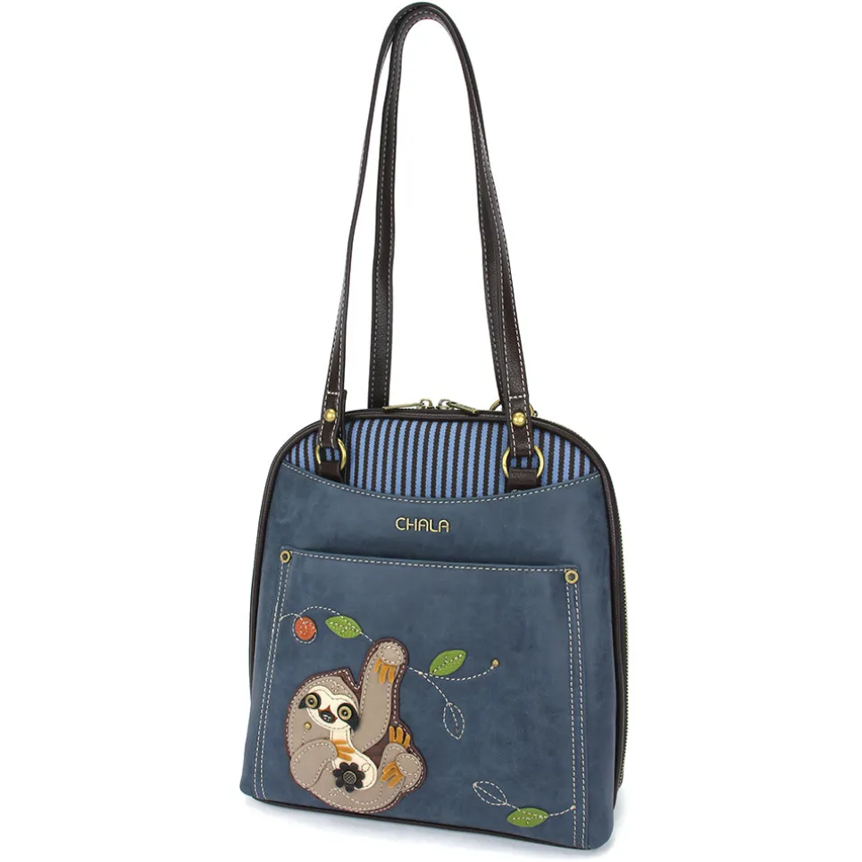 Convertible Backpack Purse - Sloth