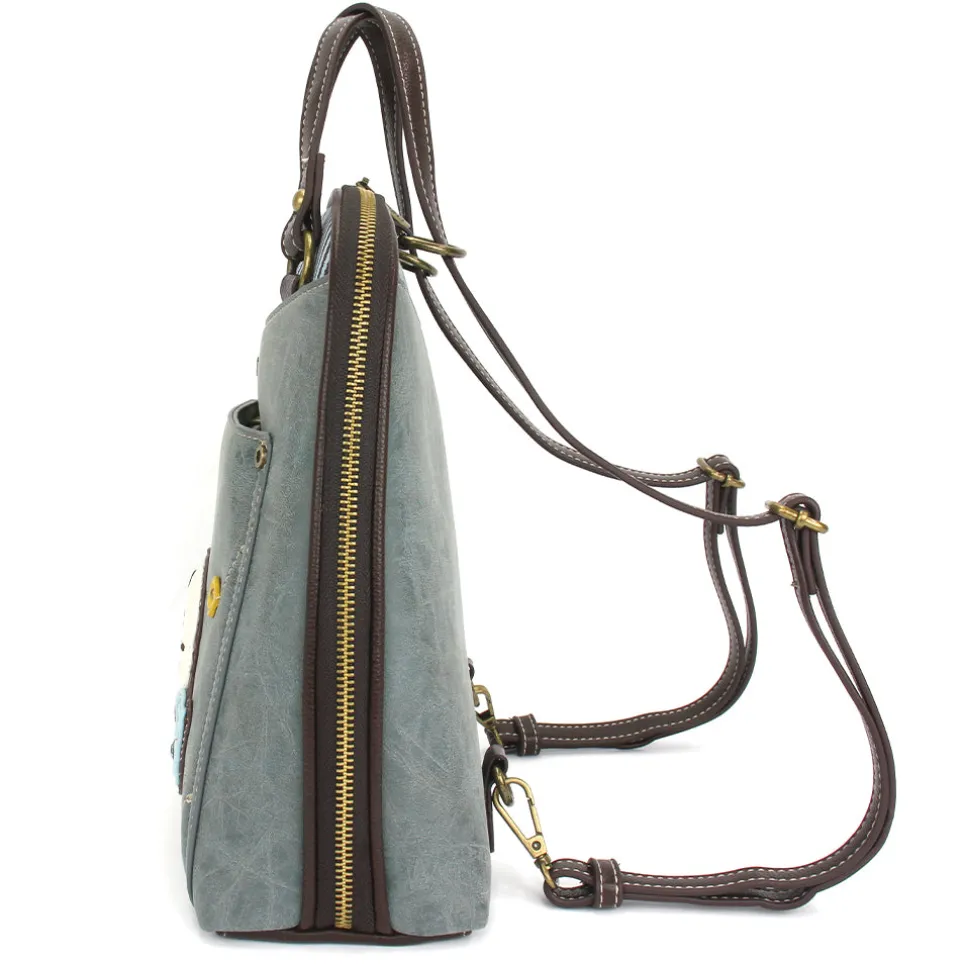 Convertible Backpack Purse - Sand Dollar