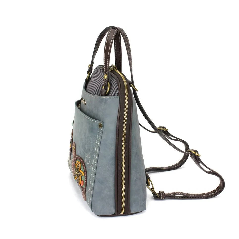 Convertible Backpack Purse - Turtle