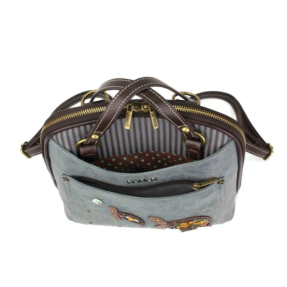Convertible Backpack Purse - Turtle