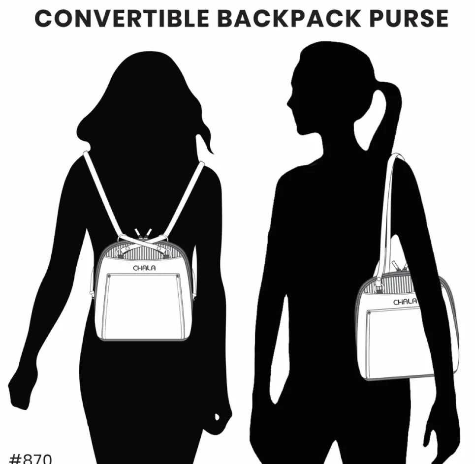 Convertible Backpack Purse - Hummingbird A