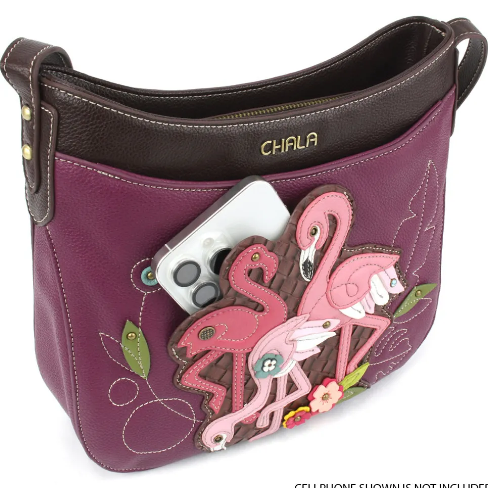 Crescent Crossbody - Flamingo Group