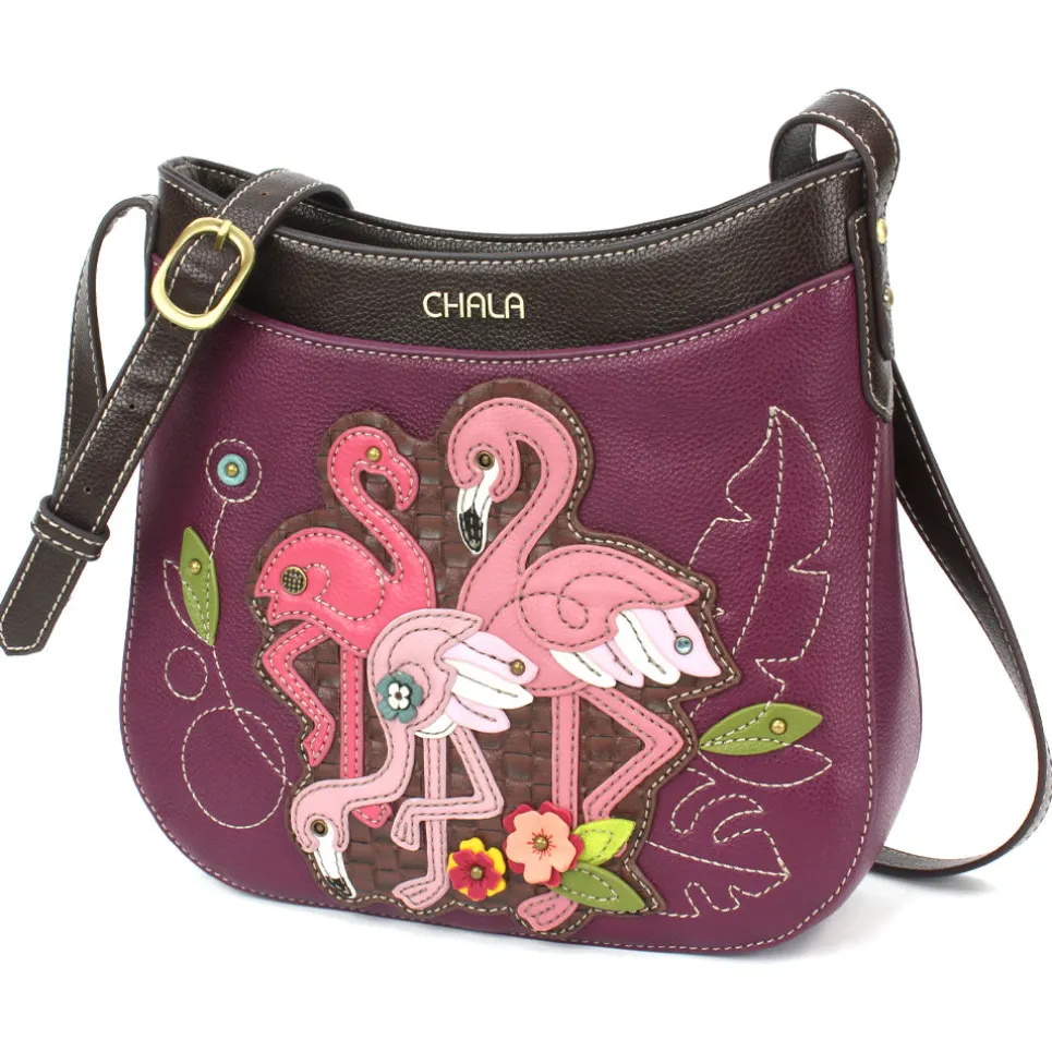 Crescent Crossbody - Flamingo Group