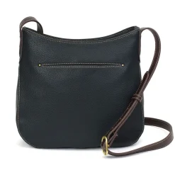 Crescent Crossbody - Teal Pawprint