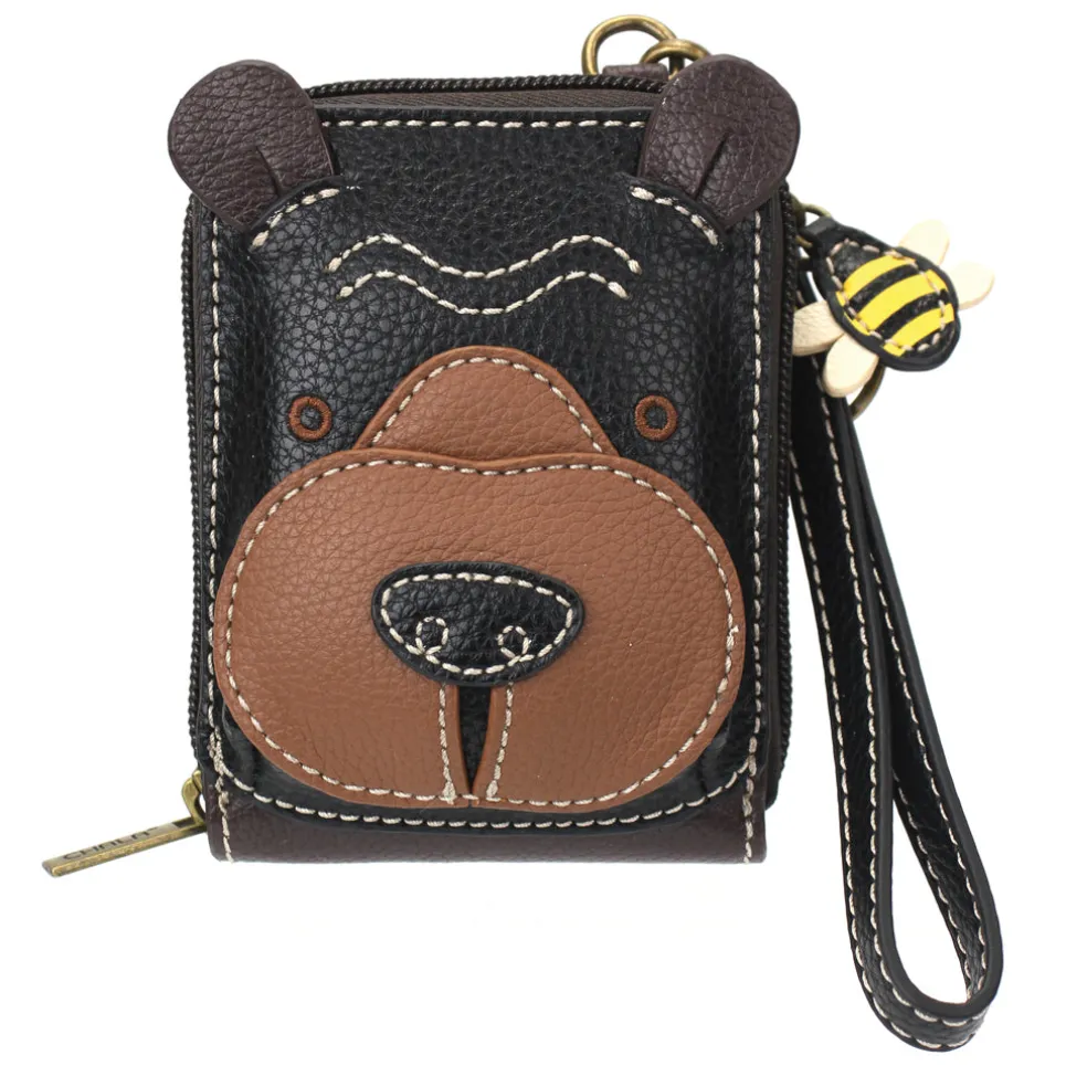 Cute-C - Credit Card Holder / Wallet Wristlet - Bear