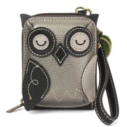 Cute-C - Credit Card Holder / Wallet Wristlet - Owl