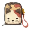 Cute-C - Credit Card Holder / Wallet Wristlet - Cat