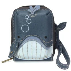 Cute-C - Credit Card Holder / Wallet Wristlet - Whale