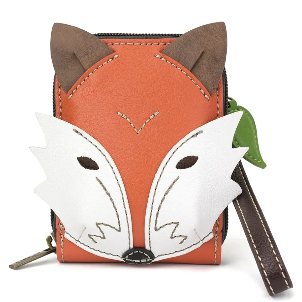 Cute-C - Credit Card Holder / Wallet Wristlet - Fox