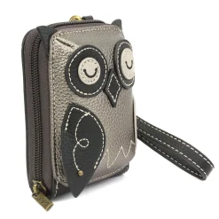 Cute-C - Credit Card Holder / Wallet Wristlet - Owl