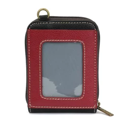 Cute-C - Credit Card Holder / Wallet Wristlet - Red Rose